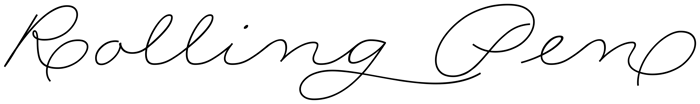 Rolling Pen font preview