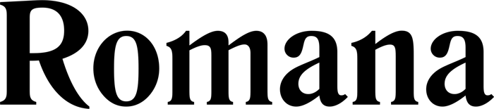 Romana font preview