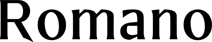 Romano font preview