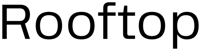 Rooftop font preview