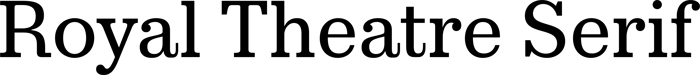 Royal Theatre Serif font preview
