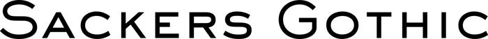 Sackers Gothic font preview