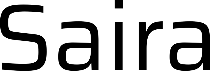 Saira font preview