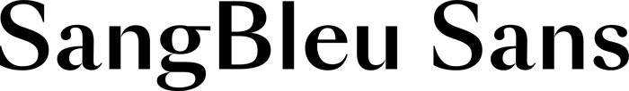 SangBleu Sans font preview