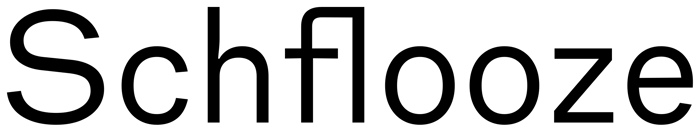 Schflooze font preview