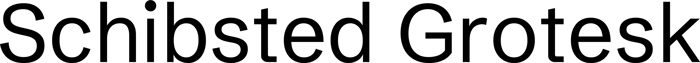 Schibsted Grotesk font preview