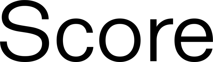 Score font preview