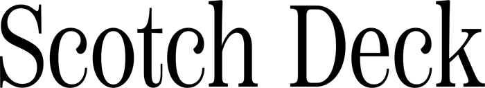 Scotch Deck font preview