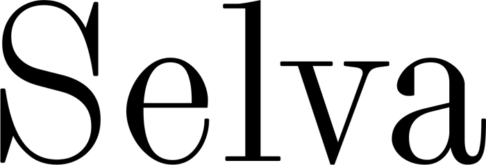 Selva font preview