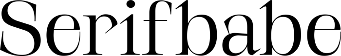Serifbabe font preview
