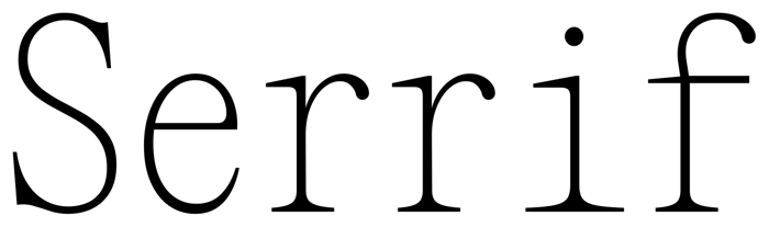 Serrif font preview