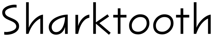Sharktooth font preview