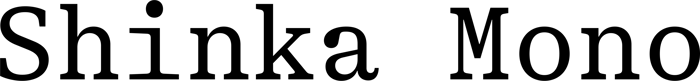 Shinka Mono font preview