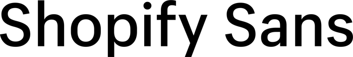 Shopify Sans font preview