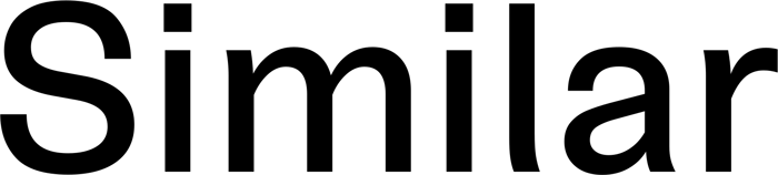 Similar font preview