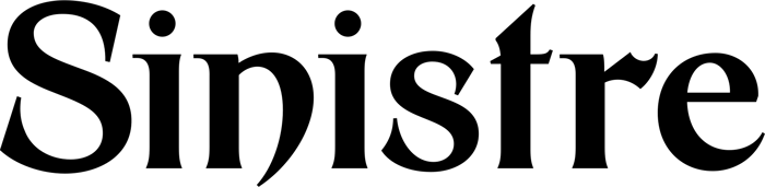 Sinistre font preview