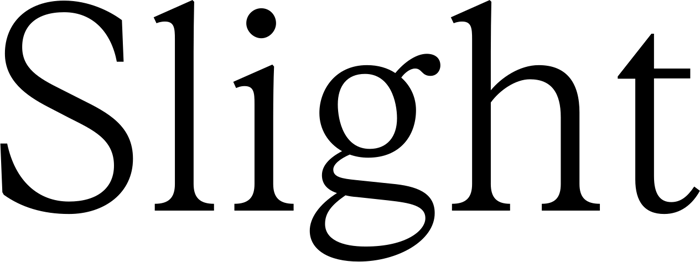 Slight font preview