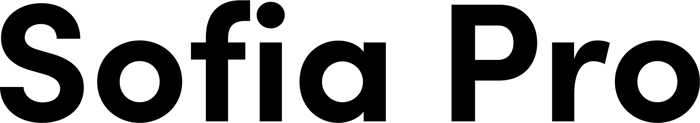 Sofia Pro font preview