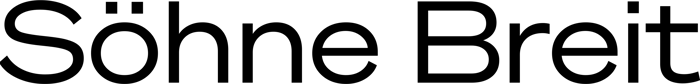 Söhne Breit font preview