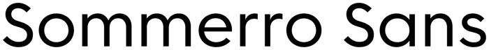 Sommerro Sans font preview