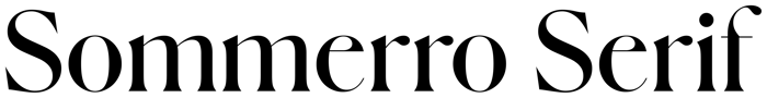 Sommerro Serif font preview