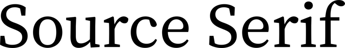 Source Serif font preview