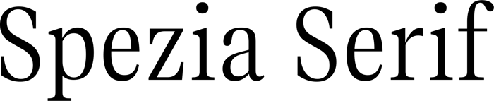 Spezia Serif font preview