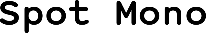 Spot Mono font preview