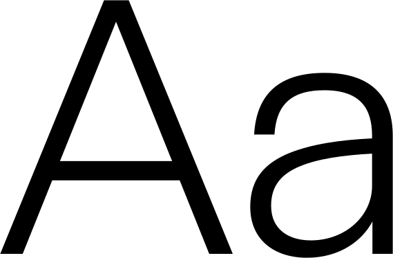 Staff font preview