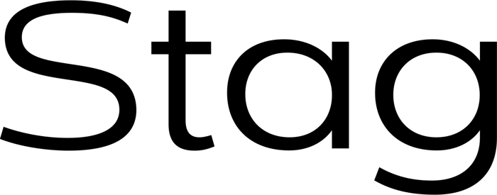 Stag font preview
