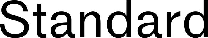Standard font preview