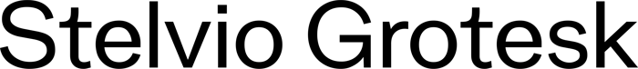 Stelvio Grotesk font preview