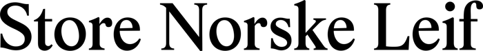 Store Norske Leif font preview