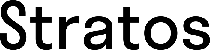 Stratos font preview