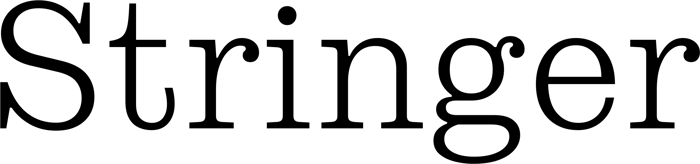 Stringer font preview