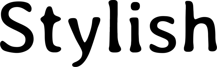 Stylish font preview