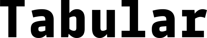 Tabular font preview