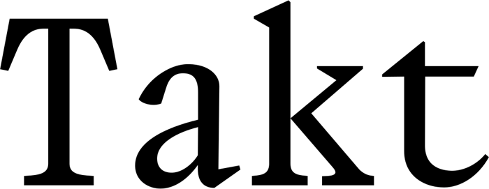 Takt font preview