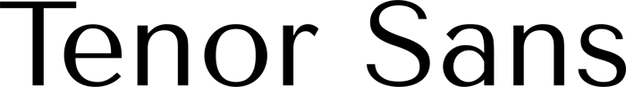 Tenor Sans font preview