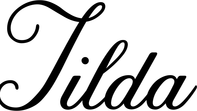 Tilda font preview