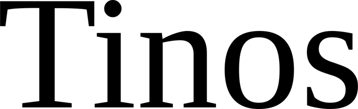 Tinos font preview