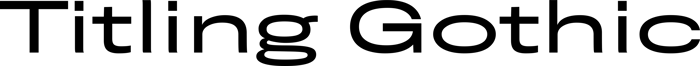Titling Gothic font preview