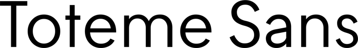Toteme Sans font preview