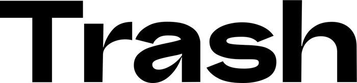 Trash font preview
