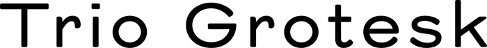Trio Grotesk font preview