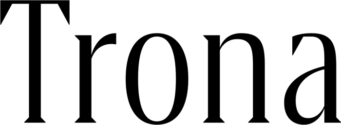 Trona font preview