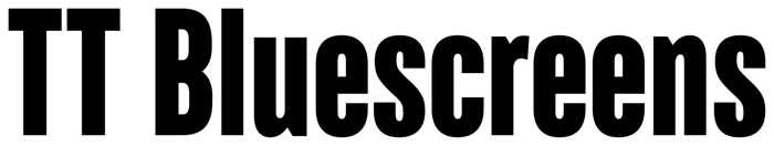 TT Bluescreens font preview