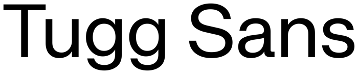 Tugg Sans font preview