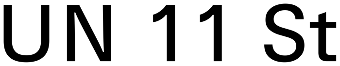UN 11 St font preview