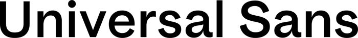 Universal Sans font preview